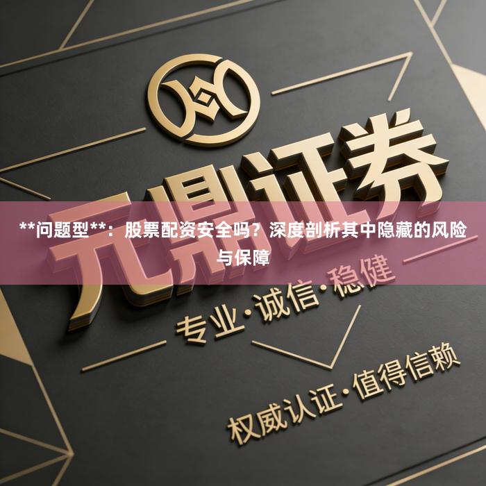 **问题型**：股票配资安全吗？深度剖析其中隐藏的风险与保障